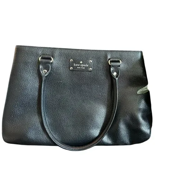 Kate Spade Wellesley Elena Pebbled Black Leather  Shoulder Bag- NWOT w/ dustbag - Picture 4 of 9